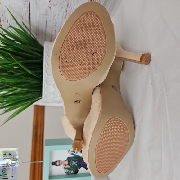 NWT Elegantpark Women's Peep Toe High Heels Size 7 - Picture 13 of 15